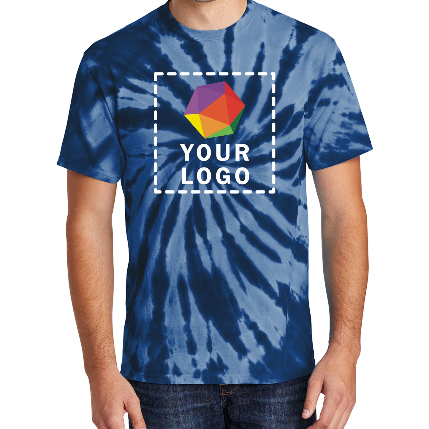 Port & Company® Custom Printed Tie-Dye Tee - PC147