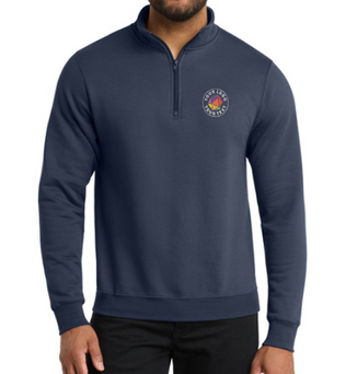 Port & Co™ Custom Embroidered Core Fleece 1/4-Zip Pullover Sweatshirt  -  PC78Q