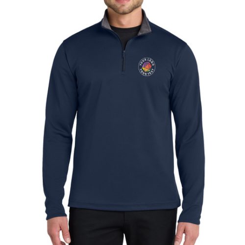 Port Authority® Custom Embroidered Silk Touch™ Performance 1/4-Zip  -  K584