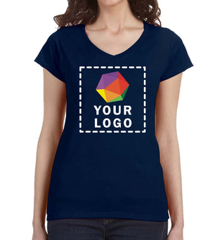 Gildan Ladies' SoftStyle® Fitted V-Neck T-Shirt - G64VL
