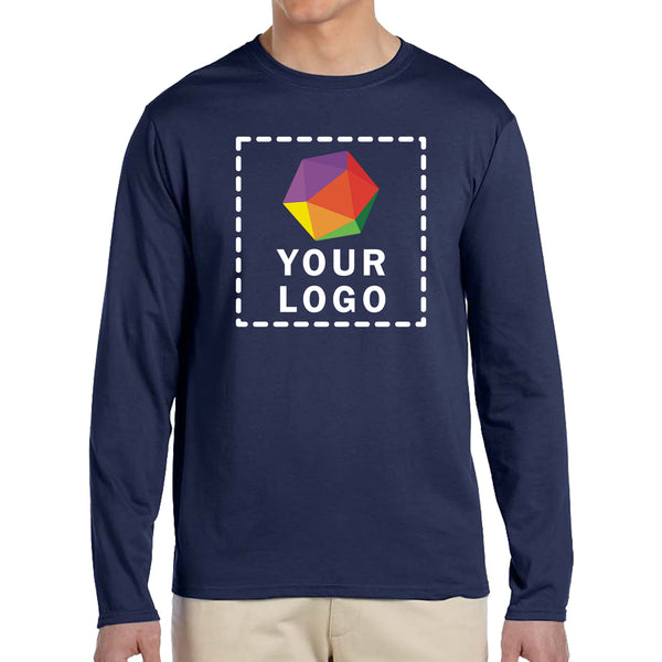 Gildan Custom Printed Adult Softstyle® Long-Sleeve T-Shirt - G64400