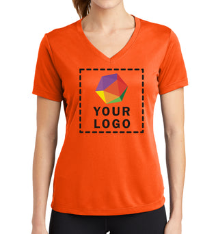 Sport-Tek® Women's PosiCharge® RacerMesh® V-Neck Tee - LST340