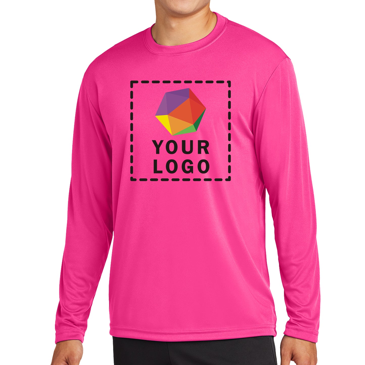Sport-Tek® Custom Printed Long Sleeve PosiCharge® Competitor™ Tee - ST350LS