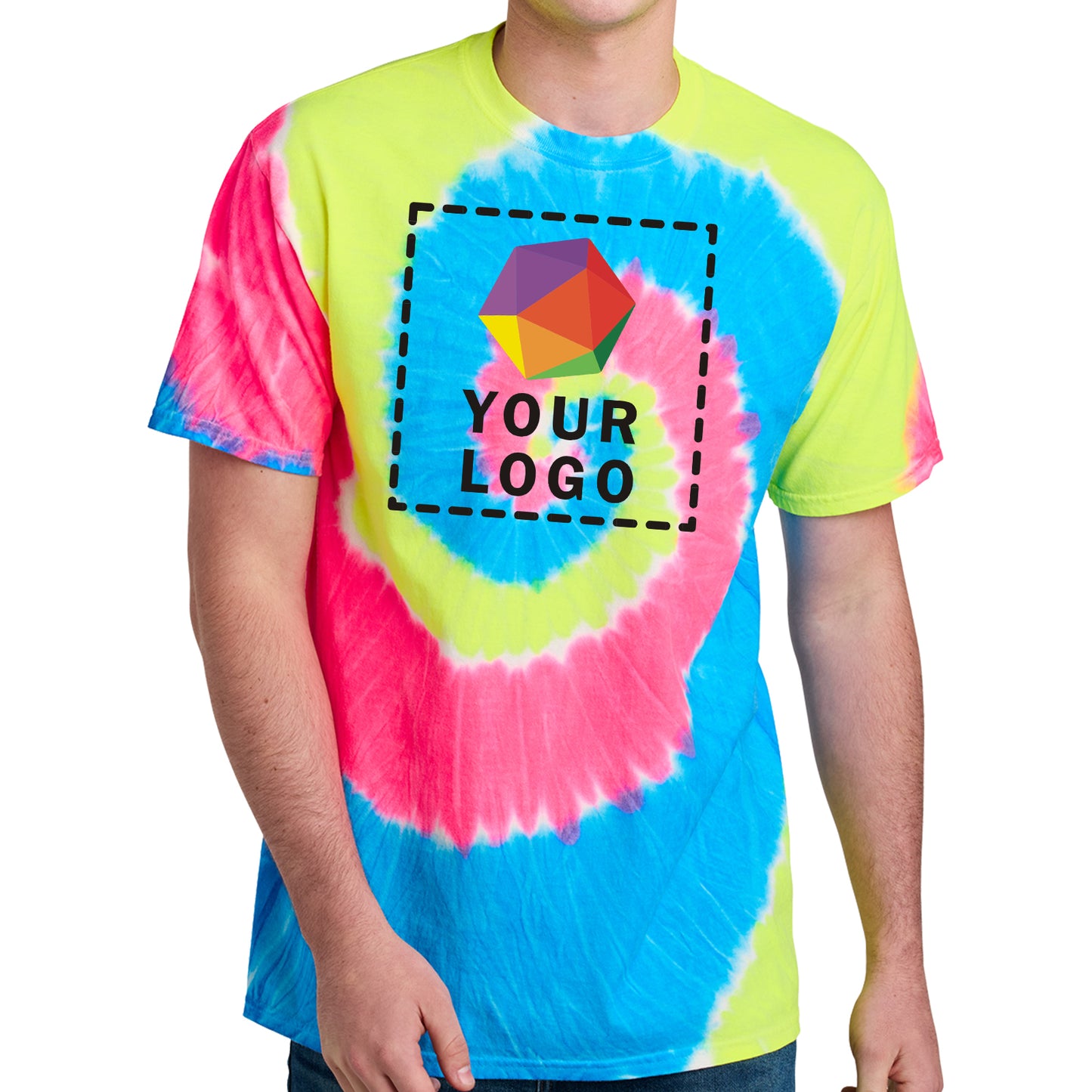 Port & Company® Custom Printed Tie-Dye Tee - PC147
