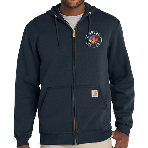 Carhartt® Custom Embroidered Midweight Hooded Zip-Front Sweatshirt - CTK122