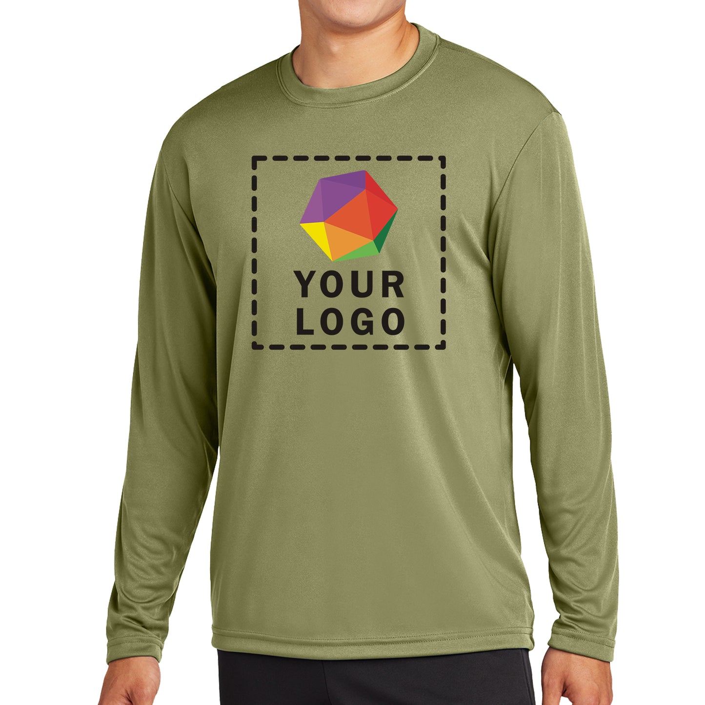 Sport-Tek® Custom Printed Long Sleeve PosiCharge® Competitor™ Tee - ST350LS