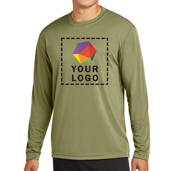 Sport-Tek® Custom Printed Long Sleeve PosiCharge® Competitor™ Tee - ST350LS