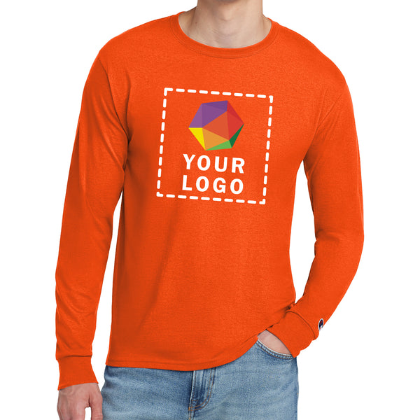 Champion ® Custom Printed Heritage 5.2-Oz. Jersey Long Sleeve Tee - CC8C