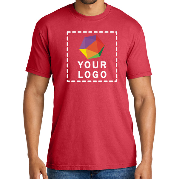 Comfort Colors® Custom Printed Heavyweight Ring Spun Tee - 1717