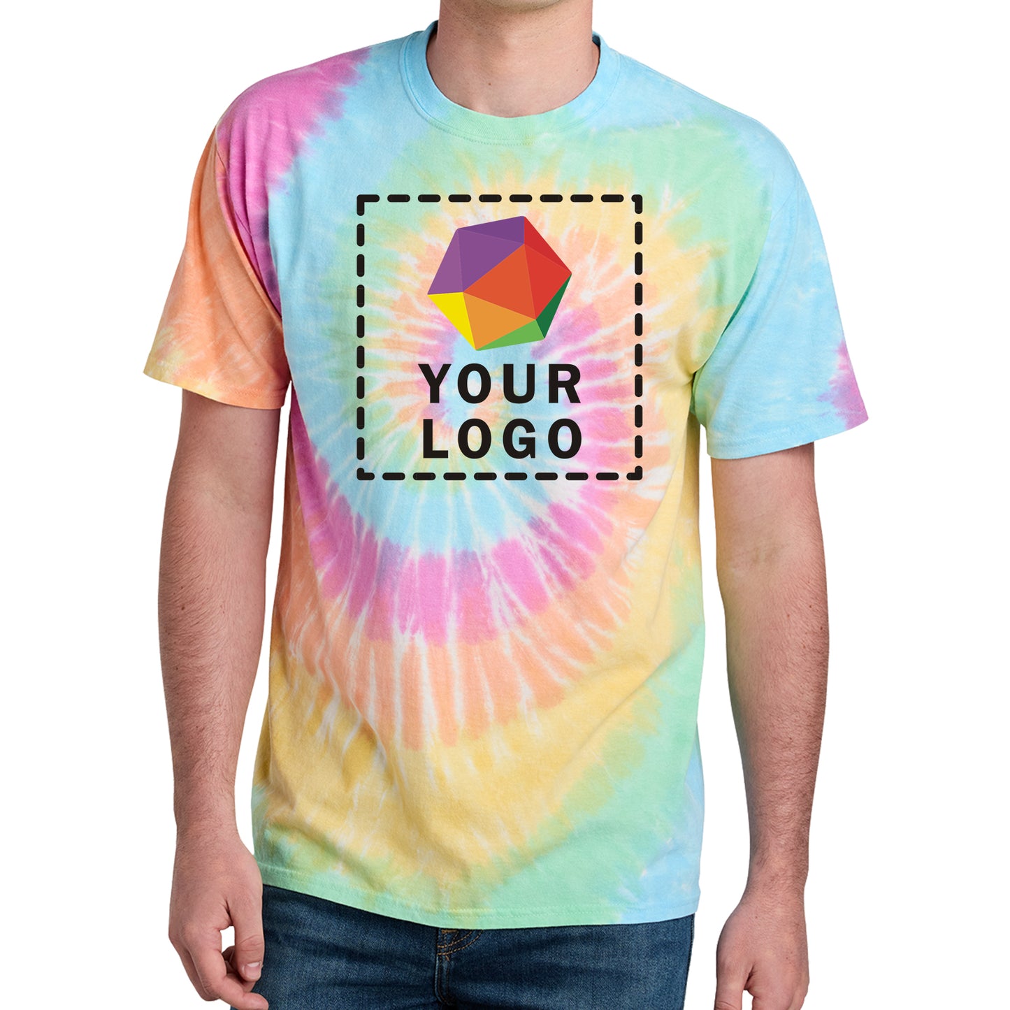 Port & Company® Custom Printed Tie-Dye Tee - PC147