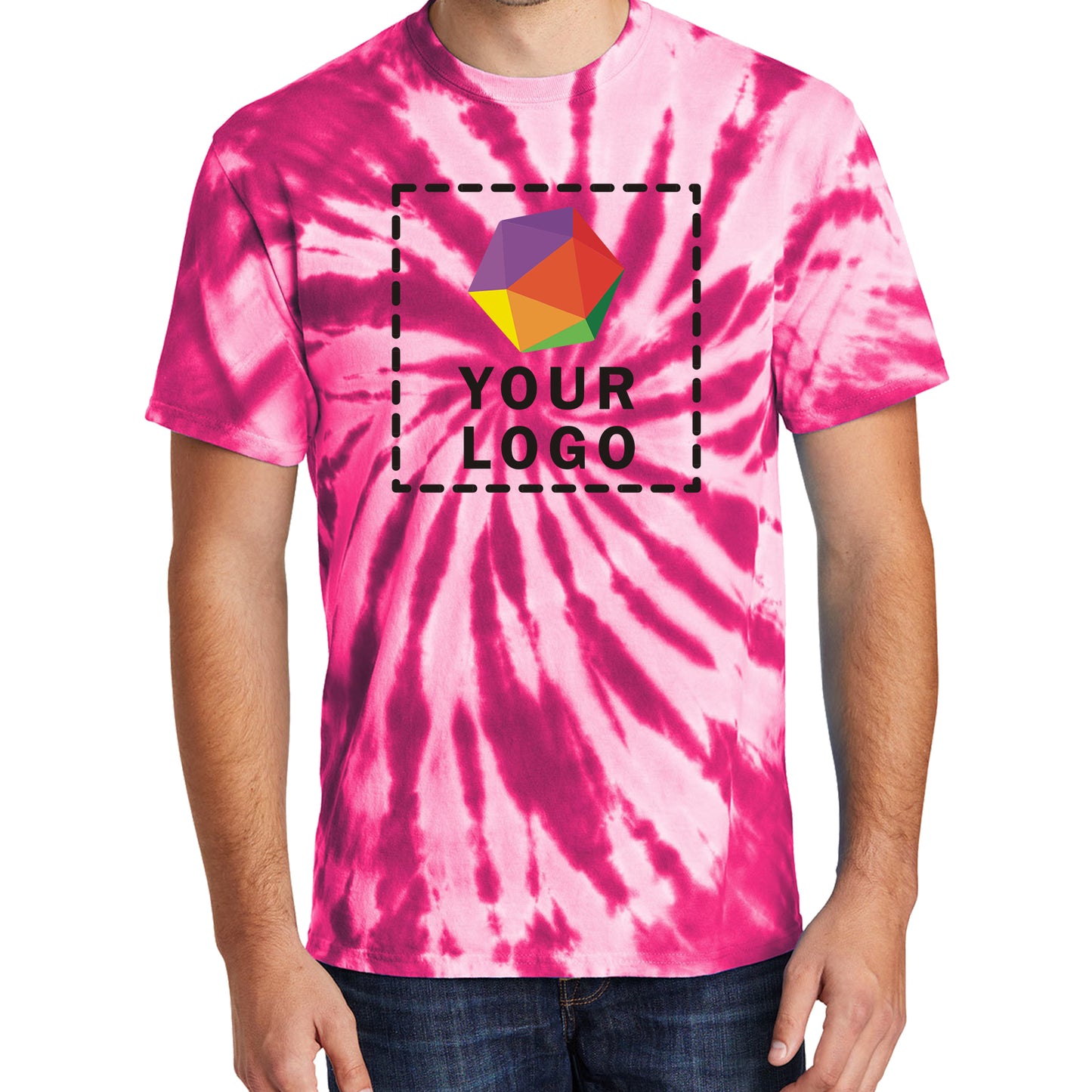 Port & Company® Custom Printed Tie-Dye Tee - PC147
