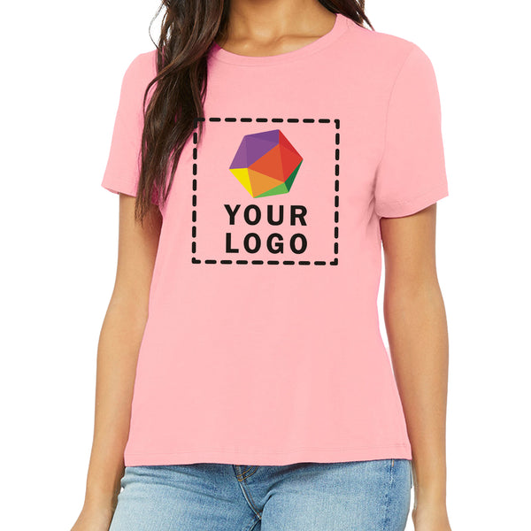Bella + Canvas Custom Printed Ladies' Relaxed Jersey Short-Sleeve T-Shirt - B6400