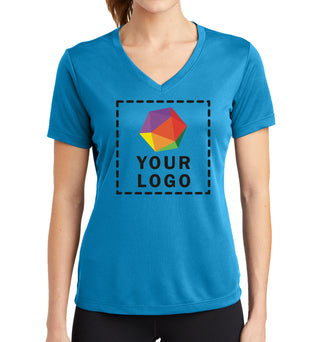 Sport-Tek® Women's PosiCharge® RacerMesh® V-Neck Tee - LST340