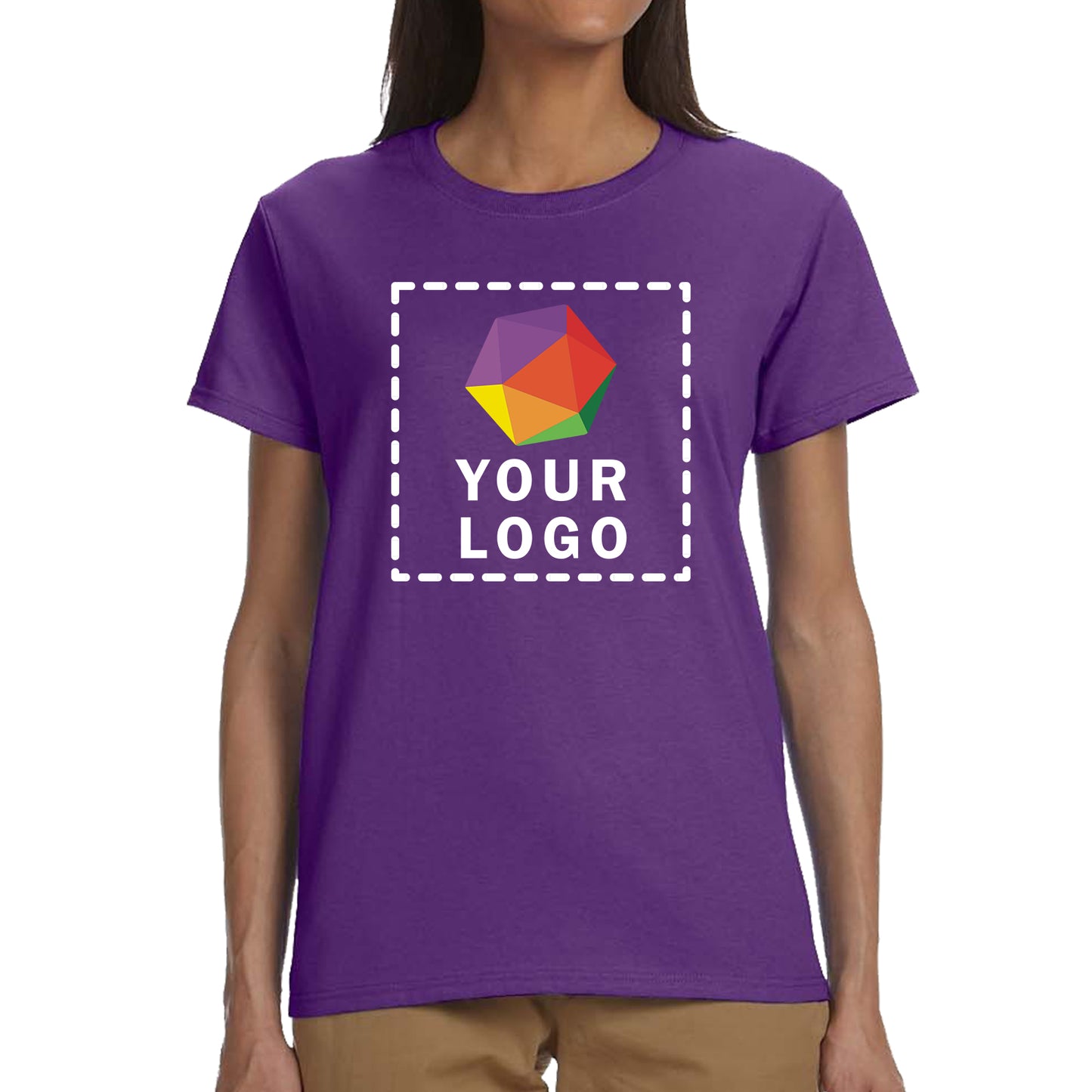 Gildan Custom Printed Ladies' Ultra Cotton® T-Shirt - G2000L