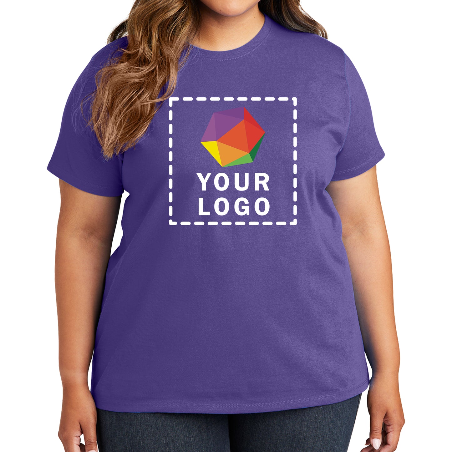 Port & Company® Custom Printed Women's Essential Tee - LPC61