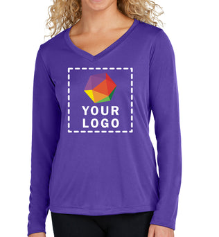 Sport-Tek® Women's Long Sleeve PosiCharge® Competitor™ V-Neck Tee - LST353LS