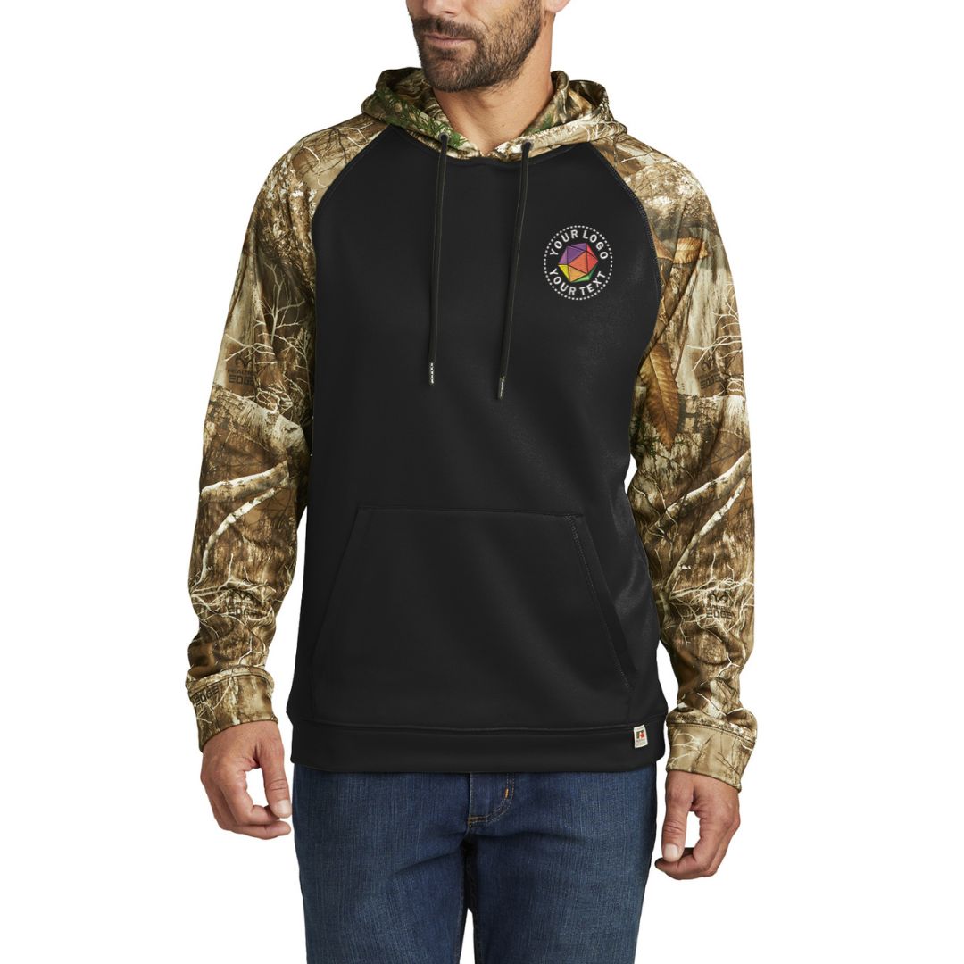 Russell Outdoors™ Realtree® Custom Embroidered Performance Colorblock Pullover Hoodie - RU451