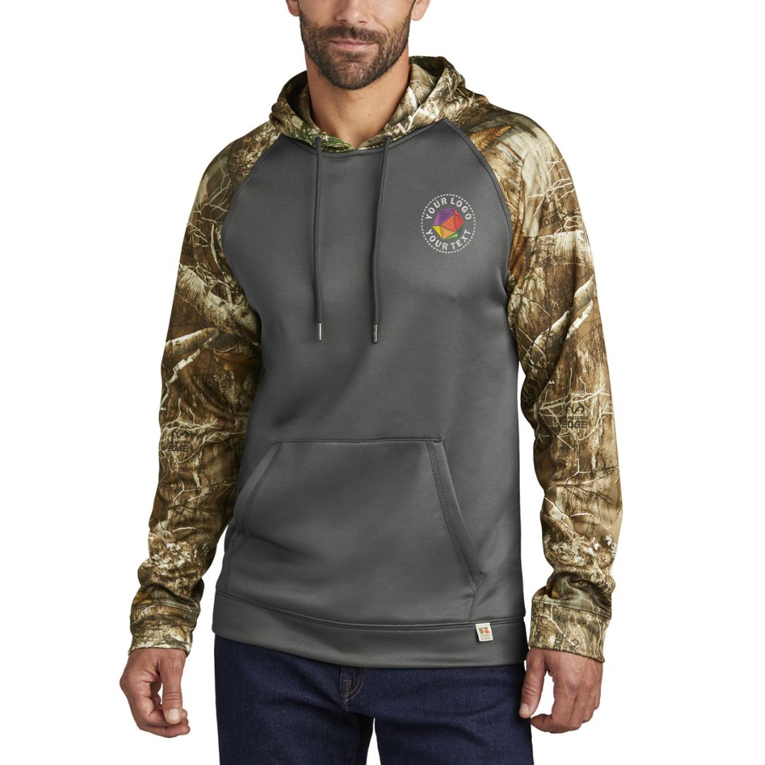 Russell Outdoors™ Realtree® Custom Embroidered Performance Colorblock Pullover Hoodie - RU451