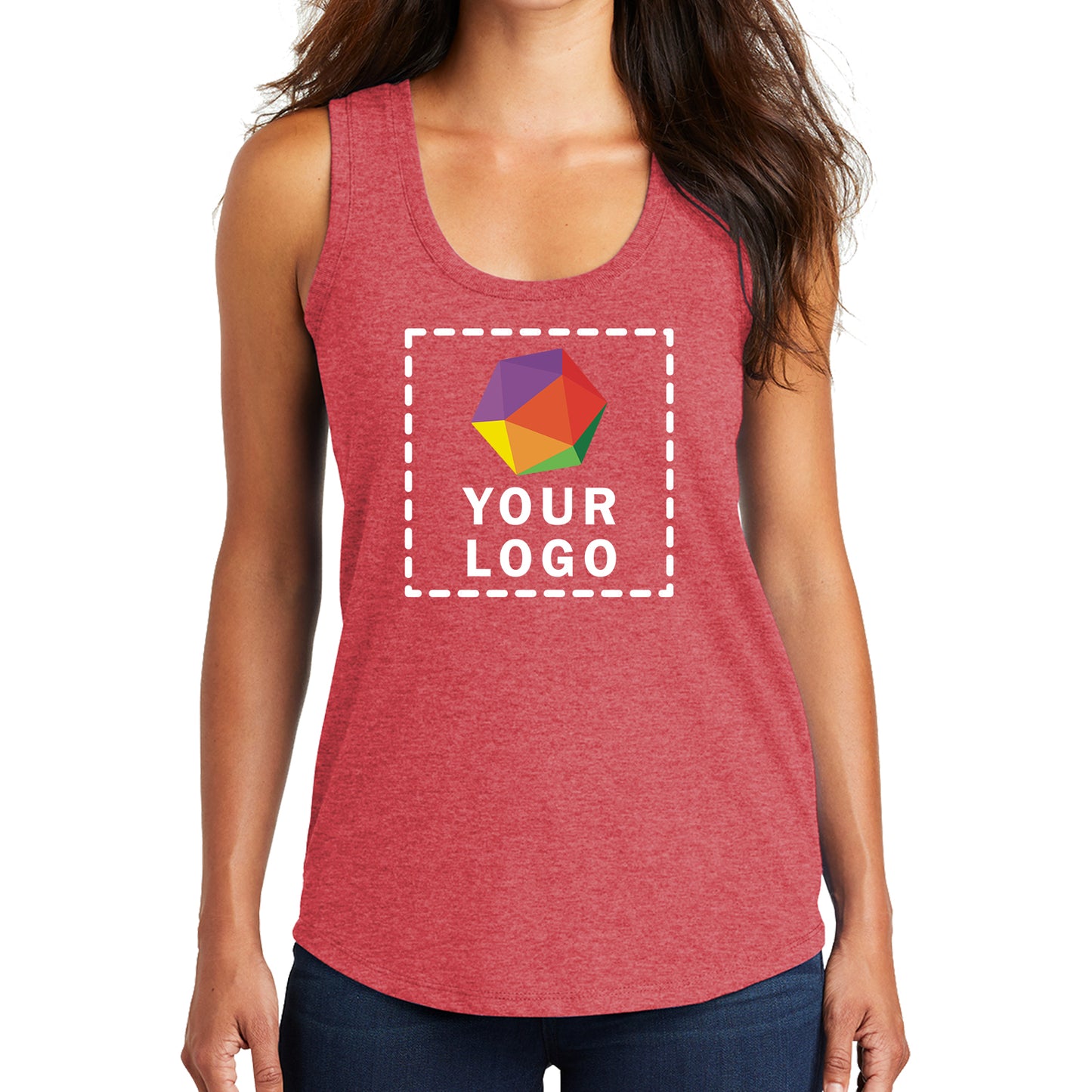 District® Custom Printed Women’s Perfect Tri ® Racerback Tank - DM138L