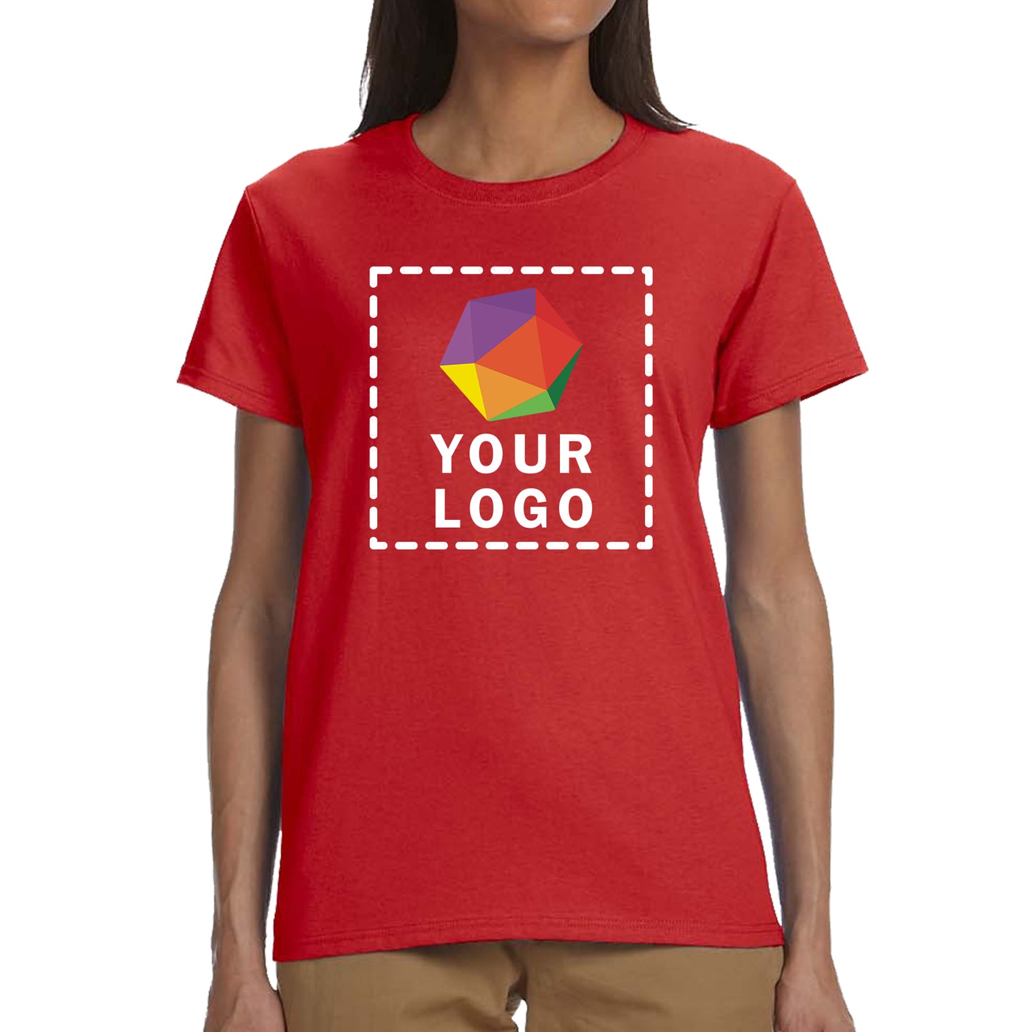 Gildan Custom Printed Ladies' Ultra Cotton® T-Shirt - G2000L