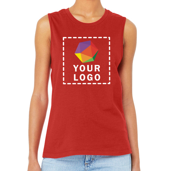 Bella + Canvas Custom Printed Ladies' Jersey Muscle Tank - b6003