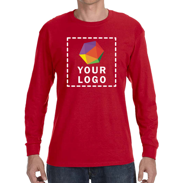 Gildan Custom Printed Adult Heavy Cotton™ Long-Sleeve T-Shirt - G5400