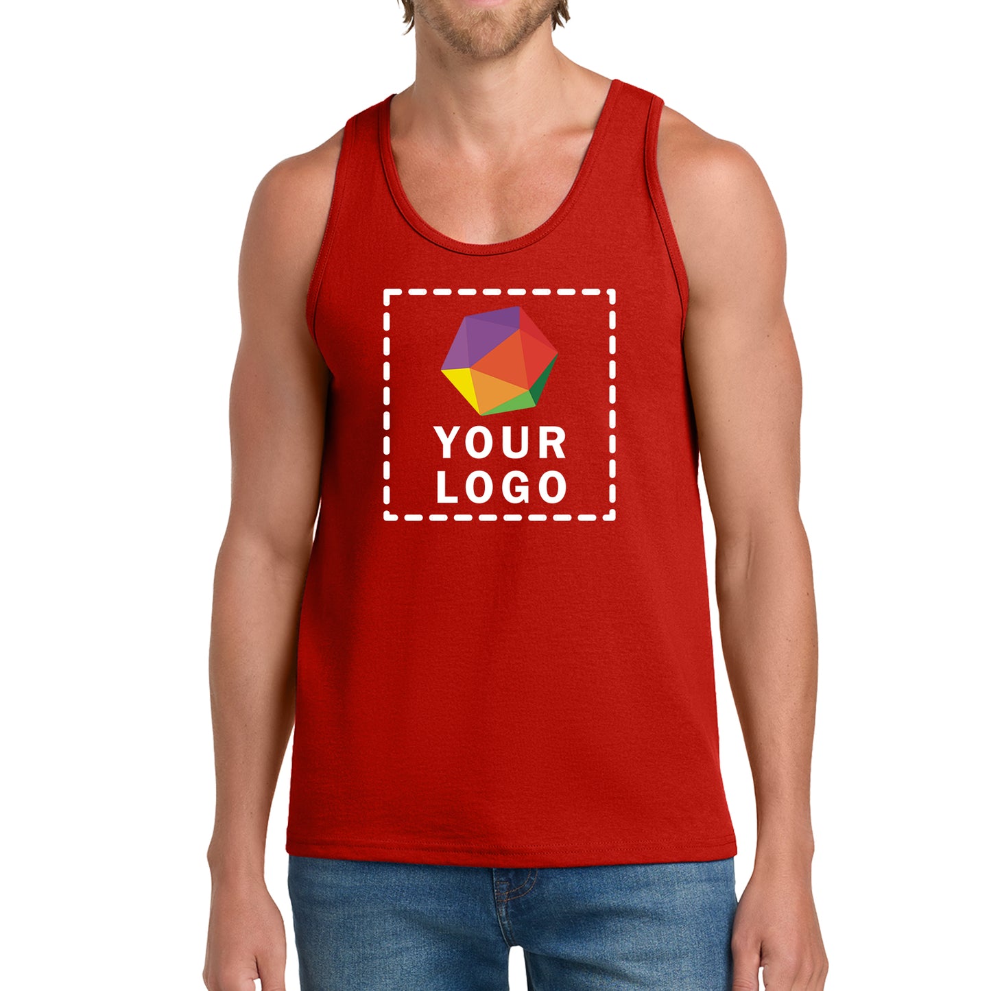 Gildan® Custom Printed Ultra Cotton®100% US Cotton Tank Top - 2200
