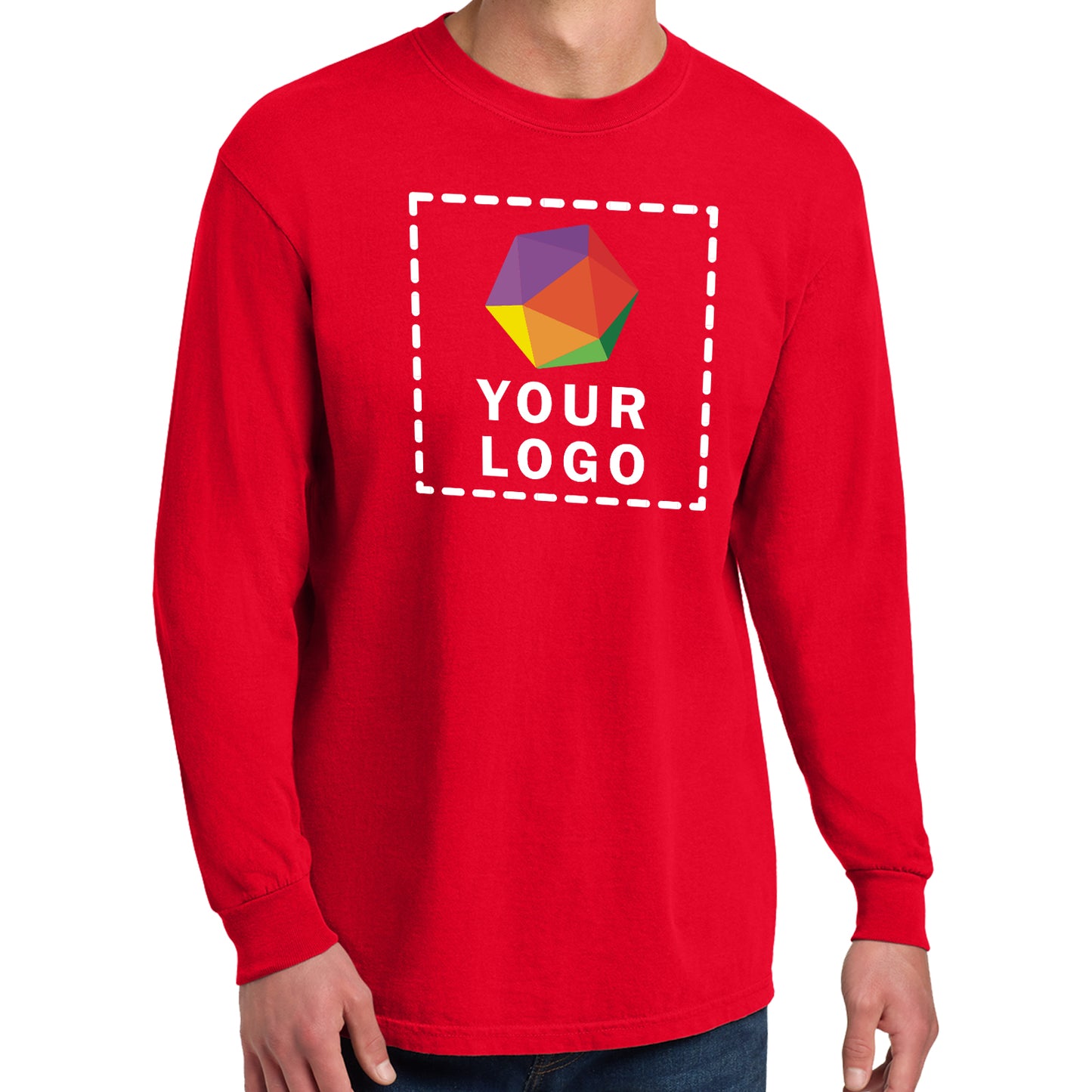 Comfort Colors Custom Printed Adult Heavyweight RS Long-Sleeve T-Shirt - 6014