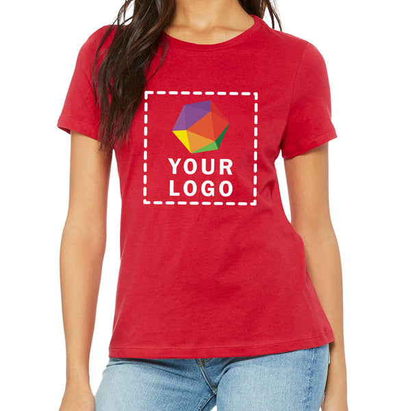 Bella + Canvas Custom Printed Ladies' Relaxed Jersey Short-Sleeve T-Shirt - B6400