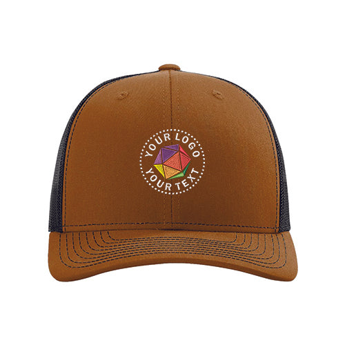 Richardson Custom Embroidered Snapback Trucker Cap - 112