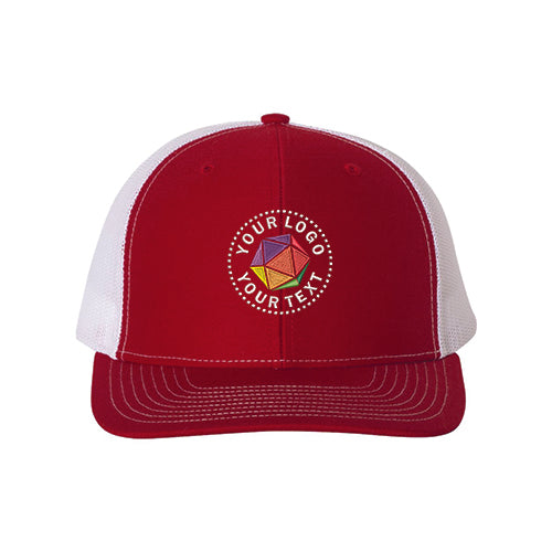 Richardson Custom Embroidered Snapback Trucker Cap - 112