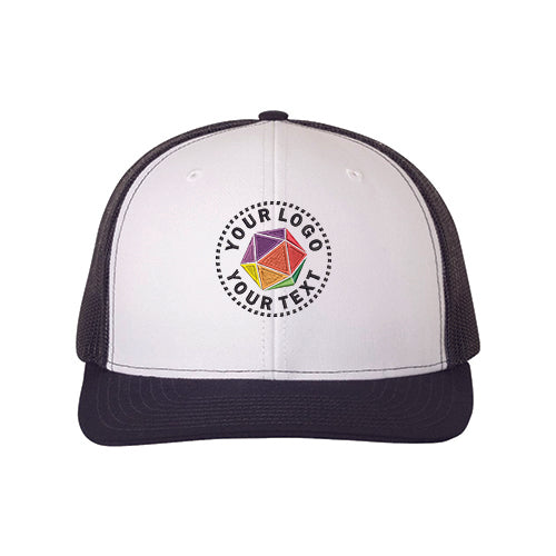 Richardson Custom Embroidered Snapback Trucker Cap - 112