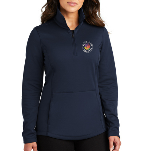 Port Authority® Custom Embrodiered Women's Smooth Fleece 1/4-Zip  -  L804