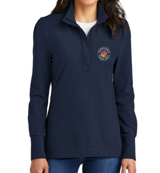 Port Authority® Custom Embroidered Women's Fairway Stretch 1/4-Zip  -  LK829