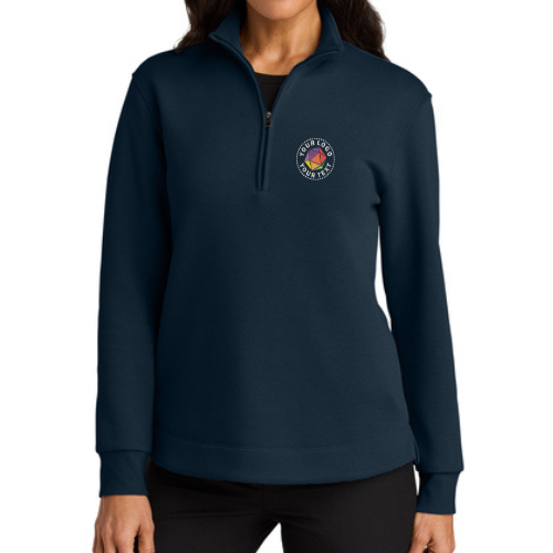 Port Authority® Custom Embrodiered Women’s Wearever Signature Double Pique 1/4-Zip  -  LK210
