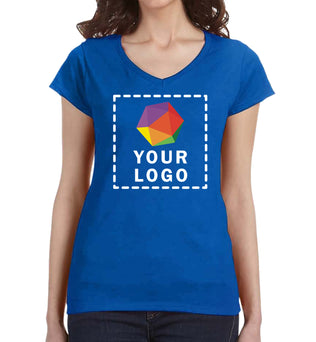 Gildan Ladies' SoftStyle® Fitted V-Neck T-Shirt - G64VL