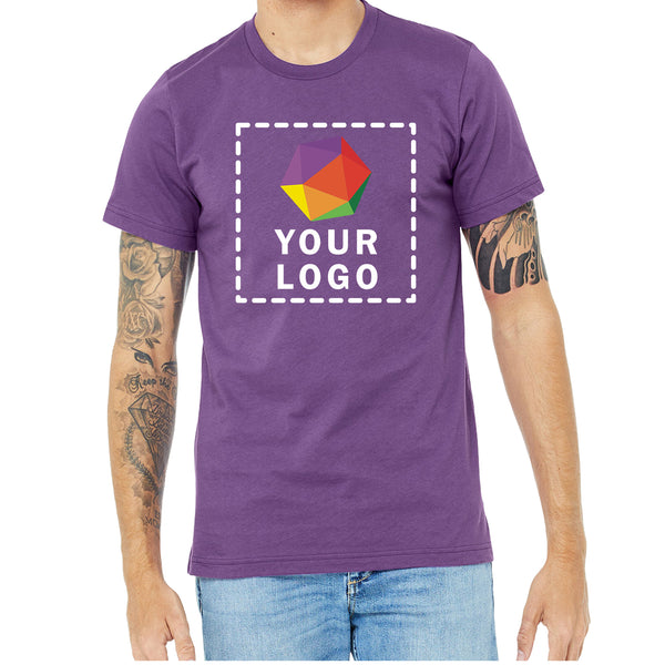 Bella + Canvas Custom Printed Unisex Jersey T-Shirt -3001C