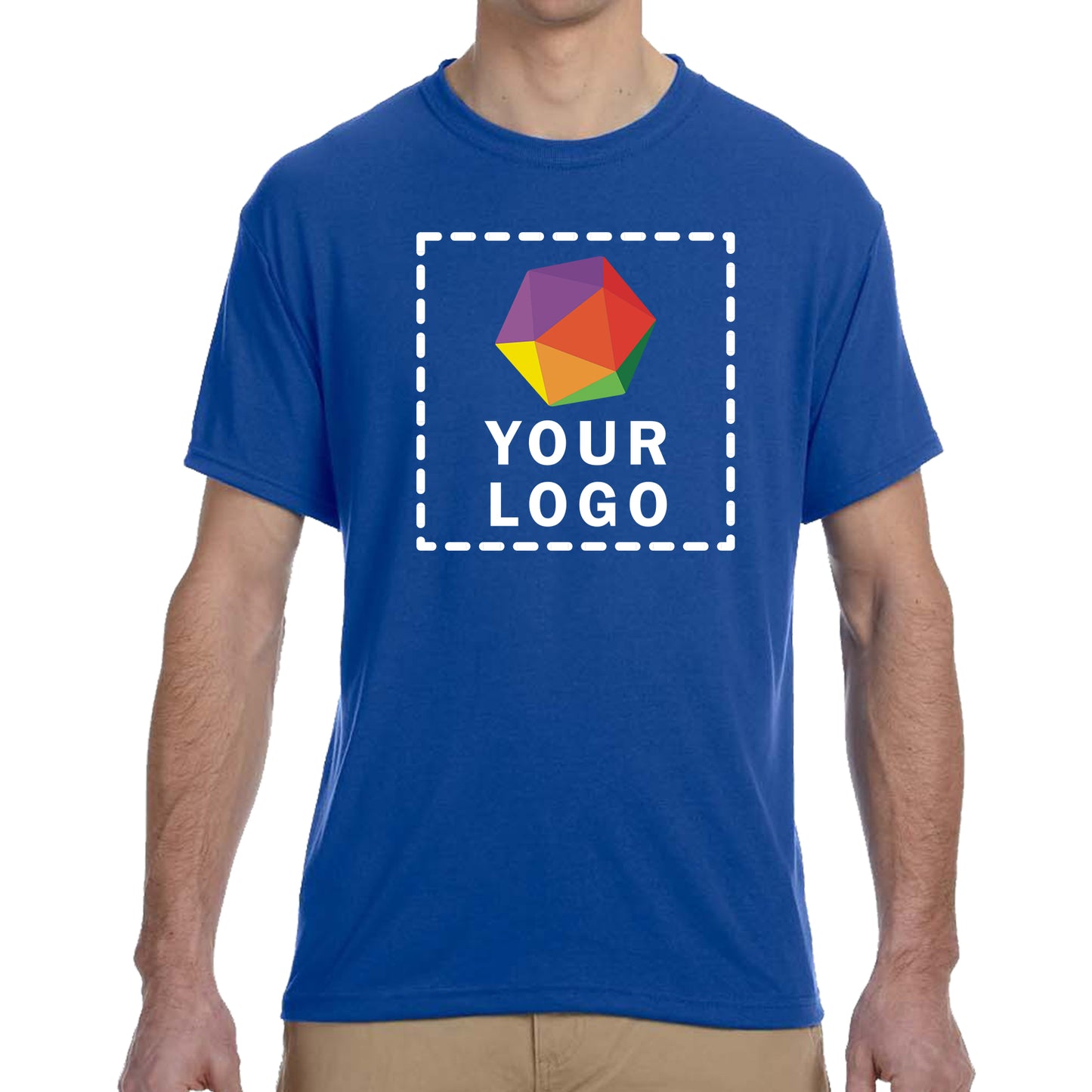 Jerzees® Dri-Power® 100% Polyester Custom Printed T-Shirt - 21M