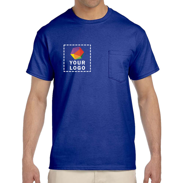 Gildan Custom Printed Adult Ultra Cotton®Pocket T-Shirt - G2300