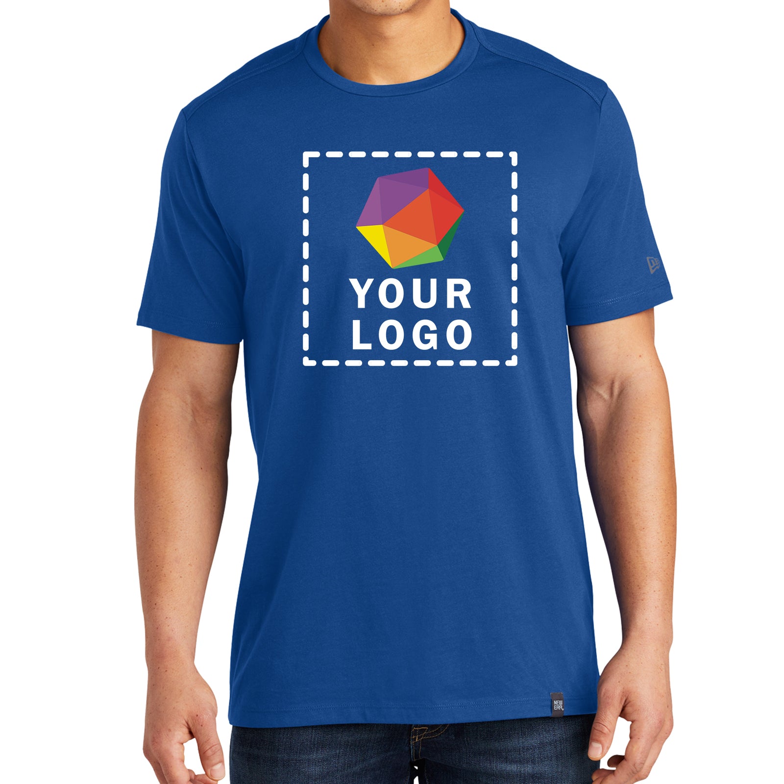 New Era® Heritage Blend Crew Tee - NEA100
