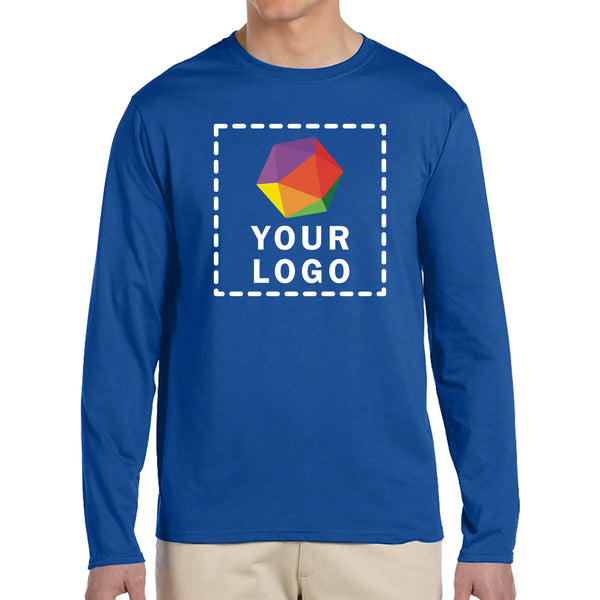 Gildan Custom Printed Adult Softstyle® Long-Sleeve T-Shirt - G64400