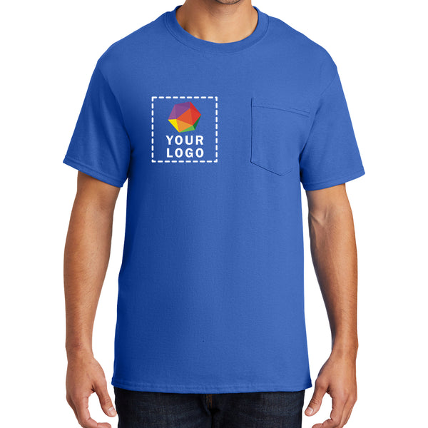 Port & Company® Custom Printed Essential Pocket Tee - PC61P