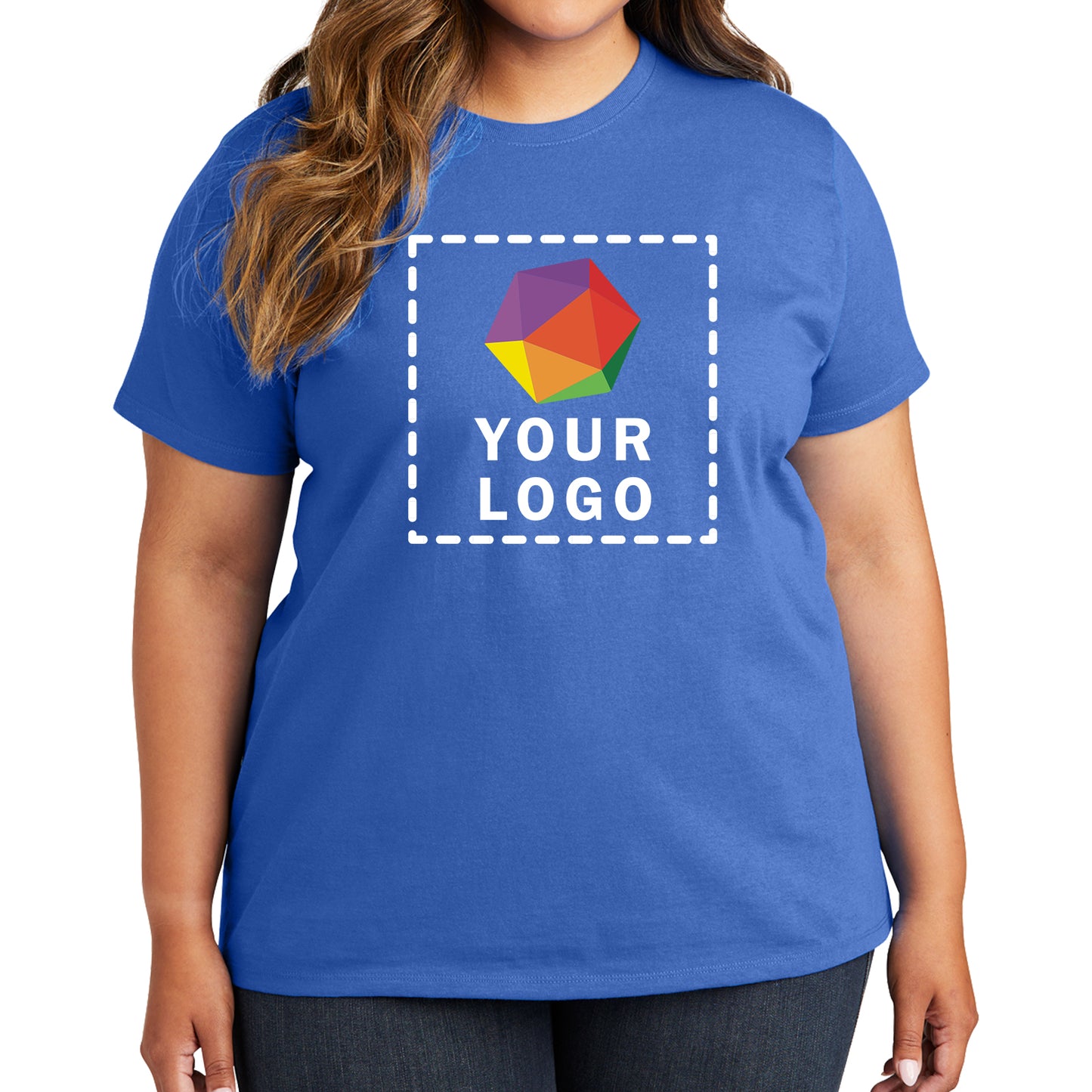 Port & Company® Custom Printed Women's Essential Tee - LPC61