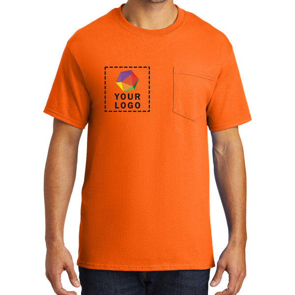 Port & Company® Custom Printed Essential Pocket Tee - PC61P