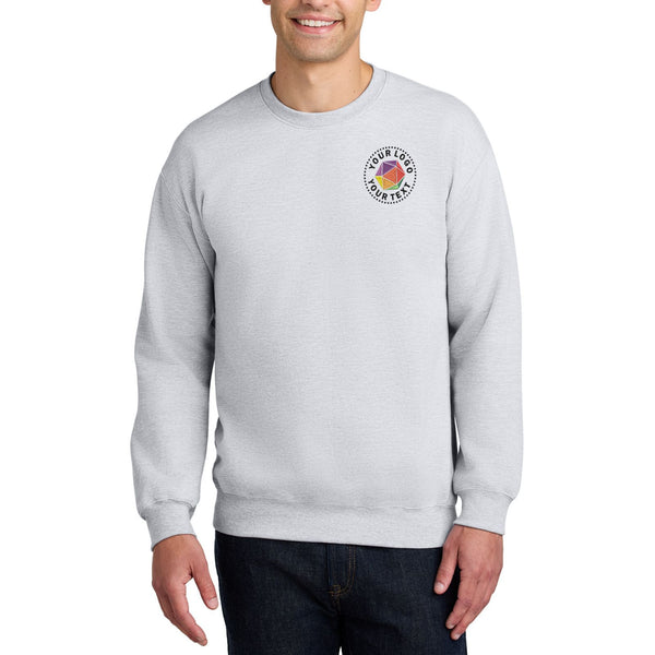Gildan® Softstyle® Custom Embroidered Crewneck Sweatshirt - SF000