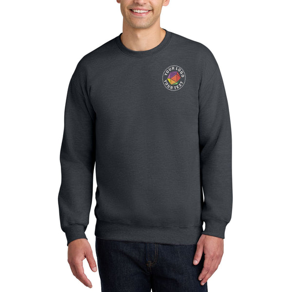 Gildan® Softstyle® Custom Embroidered Crewneck Sweatshirt - SF000