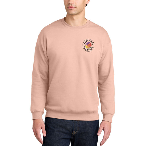 Gildan® Softstyle® Custom Embroidered Crewneck Sweatshirt - SF000