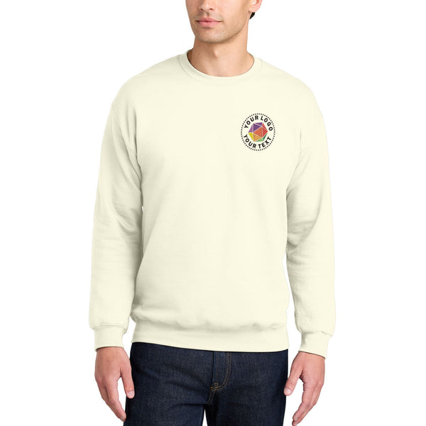Gildan® Softstyle® Custom Embroidered Crewneck Sweatshirt - SF000
