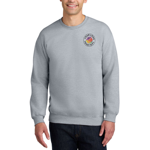 Gildan® Softstyle® Custom Embroidered Crewneck Sweatshirt - SF000