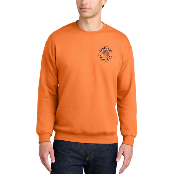Gildan® Softstyle® Custom Embroidered Crewneck Sweatshirt - SF000
